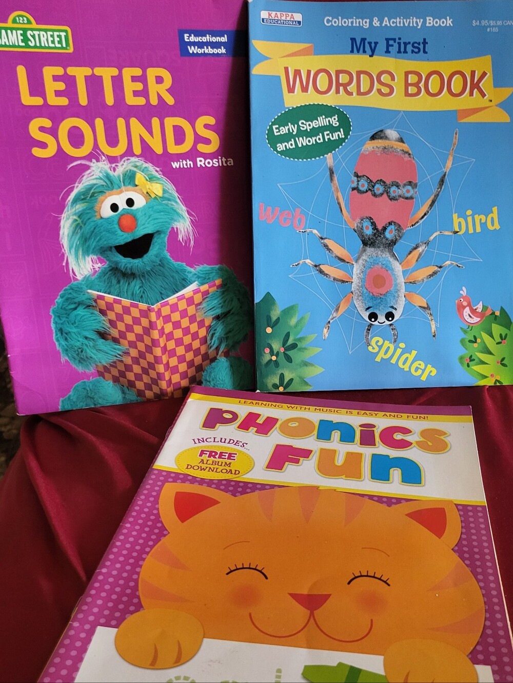 Preschool & Kindergarten Educational Workbook Bundle Lot of 3